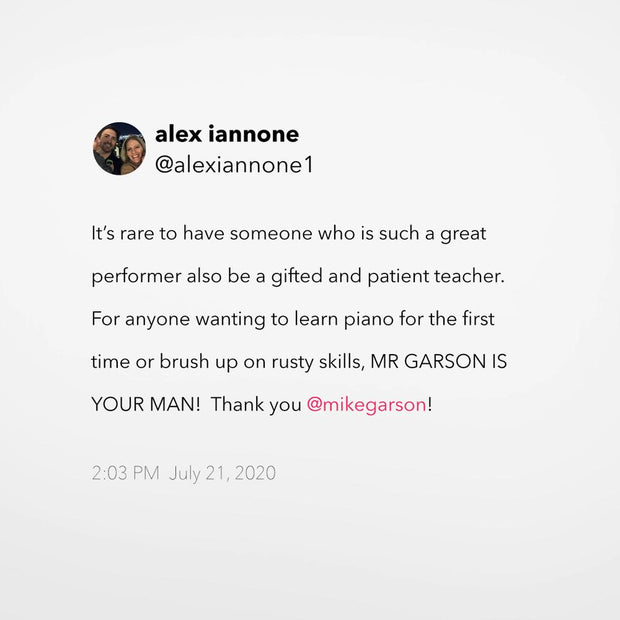 Mike Garson's Masterclass Series (Season One)- Shipped USB Thumb Drive